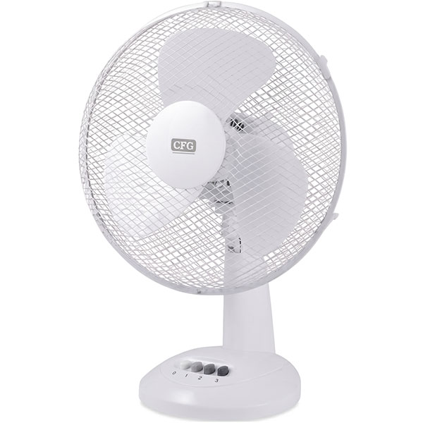 CFG Ventilatore da Tavolo Colore Bianco